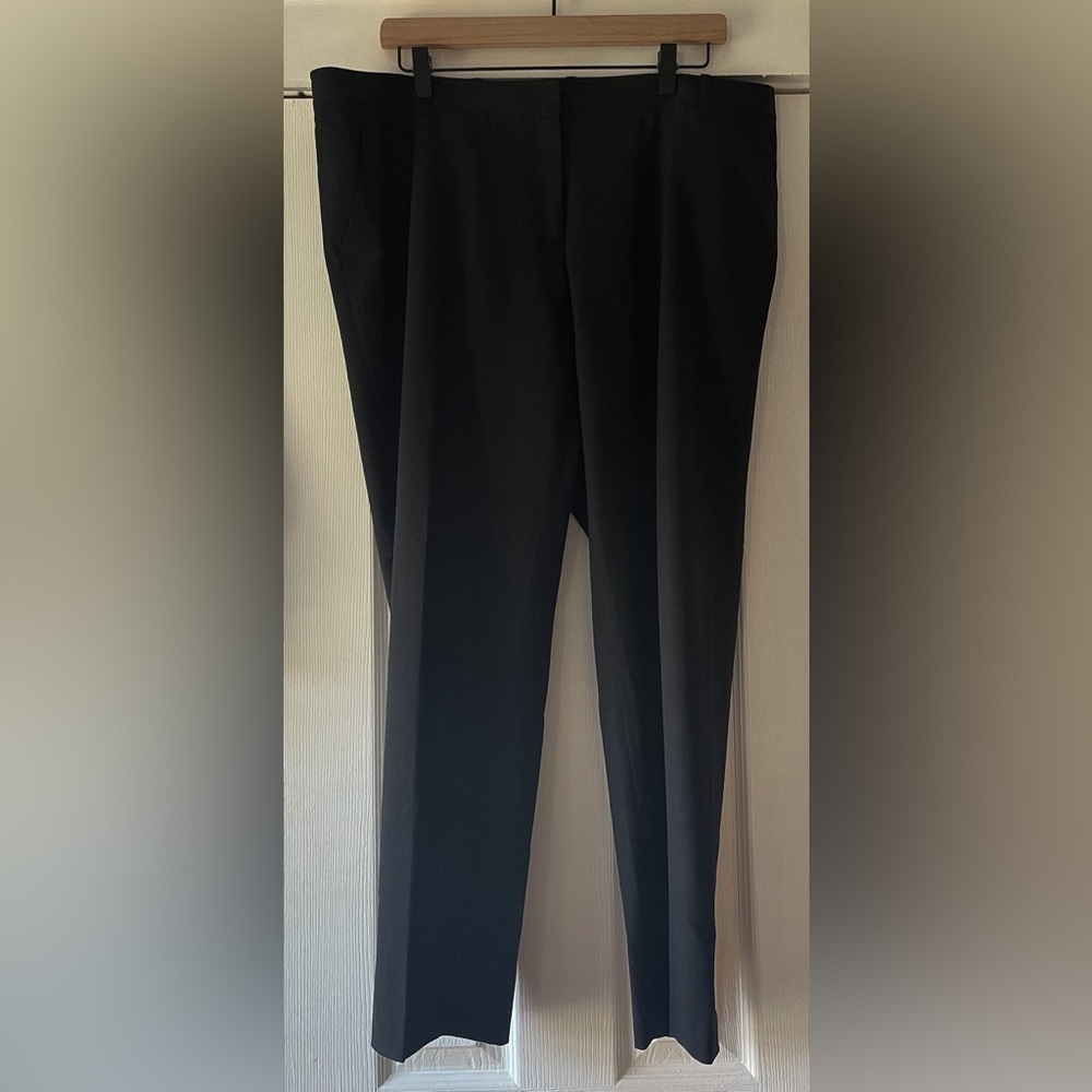 Lafayette 148 New York Black Dress‎ Pants Size 14 EUC
